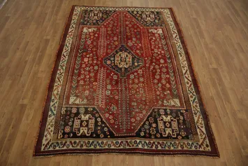 Authentic Shiraz Persian Rug 5x7