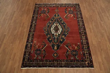 Vintage Persian Sirjan Persian Rug 5x7