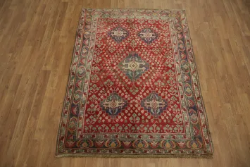 Luxurious Tribal Shiraz Persian Rug 4x5
