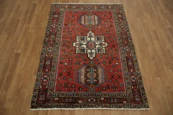 Persian Elegance: Heriz Persian Rug 4x5