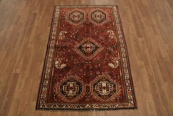 Semi Antique Wool Shiraz Persian Rug 3x5