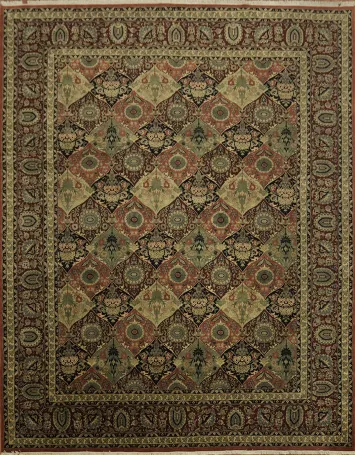 Palace Size Premium Wool Tabriz Oriental Rug 12x16
