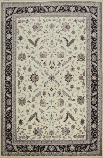 All Over Floral Oriental Kashan Rug 12x18