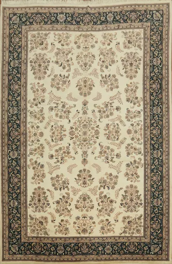 Traditional Floral Oriental Kahsan rug 12x18