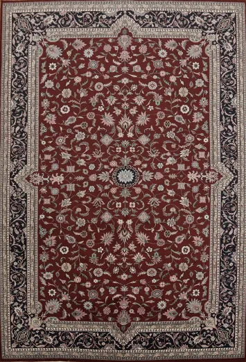 Over Sized Floral Oriental Kashan Rug 12x18