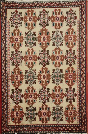 Intricate Geometric Tabriz Persian Rug 2x3