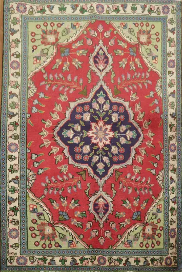 Authentic Traditional Tabriz Rug 3x5
