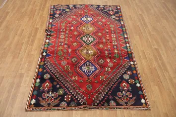 Geometric Tribal Traditional Persian Shiraz 5x8