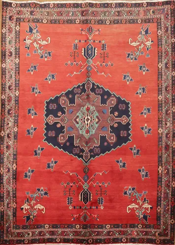 Authentic Handmade Vegetable Dye Sirjan Persian Rug 5x7