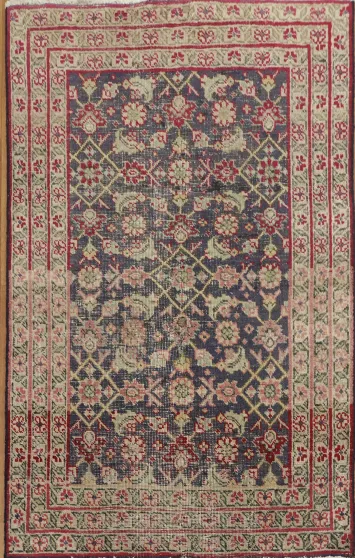 Vintage Tabriz Persian Rug 3x4