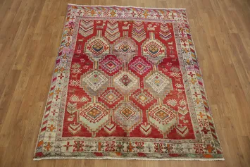 Tribal Geometric Wool Lori Persian Rug 4x5