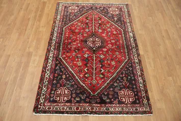 Traditional Style Shiraz Persian Rug 4x6