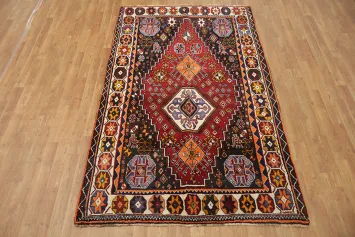 Exquisite Geometric Shiraz Persian Area Rug 5x8