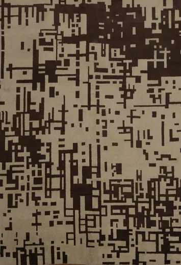 Contemporary Earth-tone Nepal Tibetan Oriental Area Rug 8x10