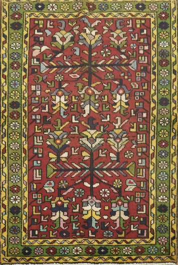 Authentic Handmade Heriz Persian Rug 3x5