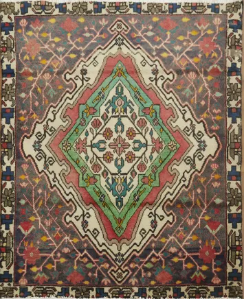 Exquisite Heritage Design Bakhtiari Persian Rug 3x3