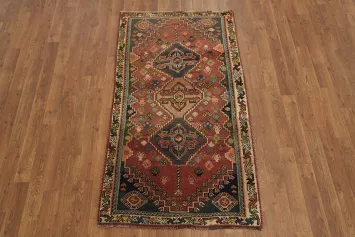 Antique Tribal Antique Shiraz Persian Rug 3x5