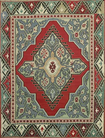 Ornate Handmade Oriental Kilim Area Rug 8x10