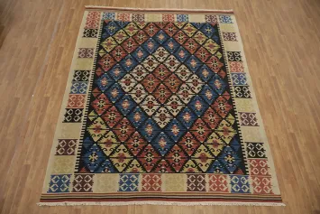 Oriental Kilim Area Rug 9x12