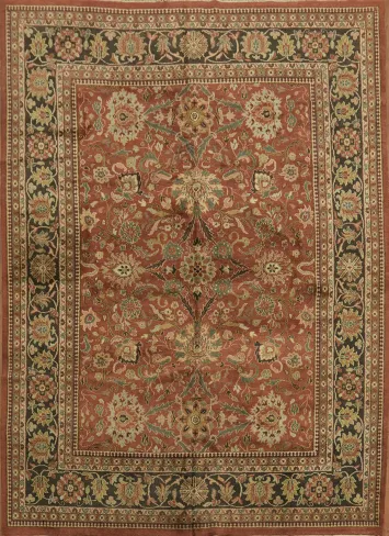 Intricate Persian Design Oushak Rug for Elegant Interiors 10x14