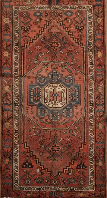 Exquisite Vintage Traditional Persian Hamedan Area Rug 3x6