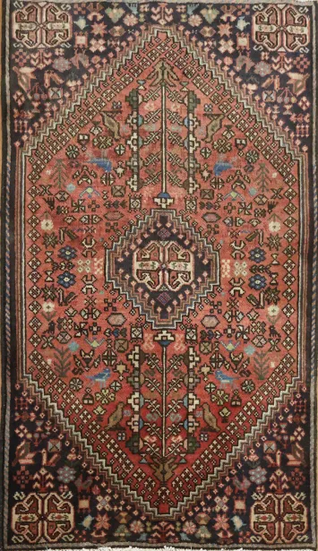 Tribal Geometric Persian Shiraz Small Rug 2x3