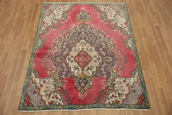 Traditional Medallion Traditional Persian Tabriz Area Rug 5x6