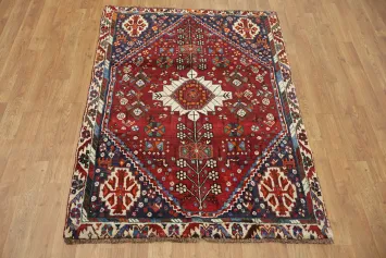Traditional Tribal Persian Shiraz Area Rug 3x4