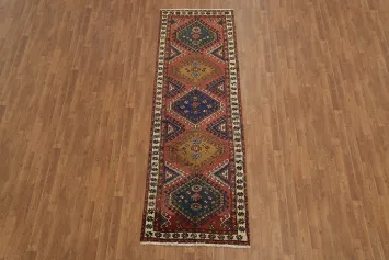 Geometric Style Ardebil Persian Runner Rug 3x10