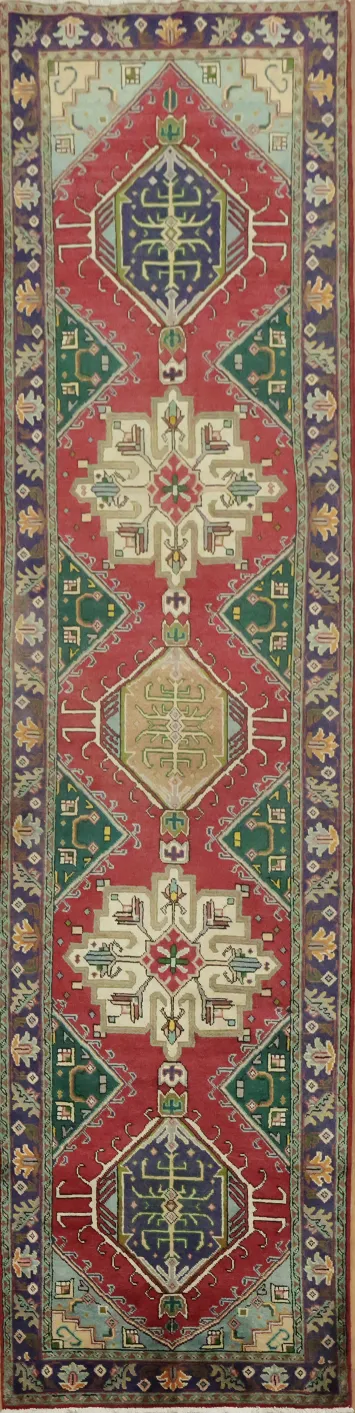 Exquisite Vintage Tabriz Persian Runner Rug 3x13