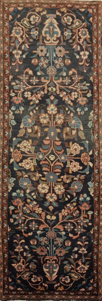Elegant Vintage Lilian Persian Runner Rug 3x8