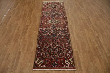 Authentic Persian Heriz Persian Runner Rug 3x10