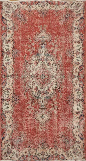 Vintage Charm Anatolian Oriental Rug 4x7