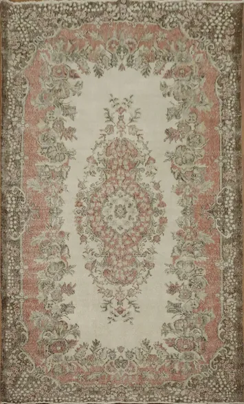Traditional Floral Anatolian Oriental Area Rug 6x10and Medallion Rug for Classic Home Decor