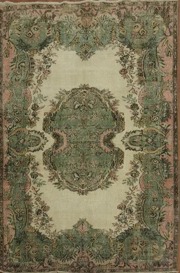 Heritage Blossoms: Anatolian Oriental Area Rug 6x9