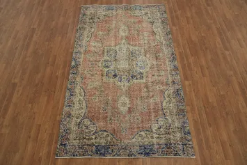 Antique-Inspired Medallion Anatolian Oriental Area Rug 5x8