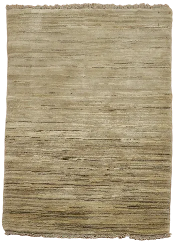 Gabbeh Natural Earth Tone Persian Wool Rug 4x5 ft