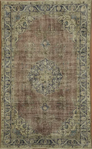 Vintage Elegance: Anatolian Oriental Area Rug 5x8