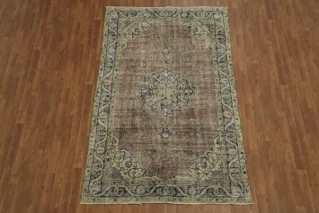 Vintage Elegance: Anatolian Oriental Area Rug 5x8