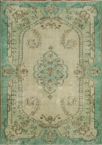 Luxurious Old-World Anatolian Oriental Area Rug 6x9