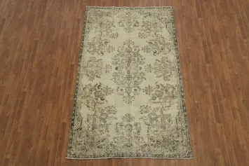 Elegant Vintage Anatolian Oriental Area Rug 5x9