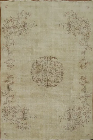 Elegant Vintage Anatolian Oriental Area Rug 6x10