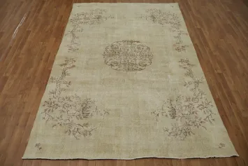 Elegant Vintage Anatolian Oriental Area Rug 6x10