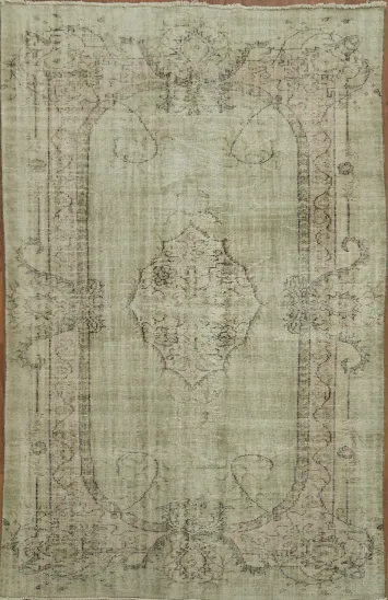 Handcrafted Beauty: Classic Medallion Anatolian Oriental Area Rug 6x10