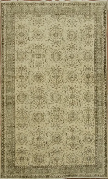 Vintage Distressed Anatolian Oriental Area Rug 6x10