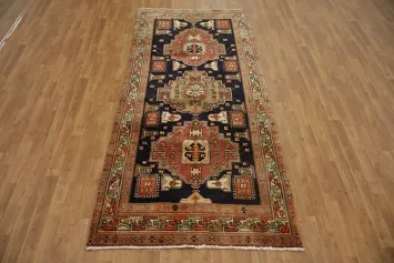 Traditional Luxury: Meshkin Persian Runner Rug 4x9