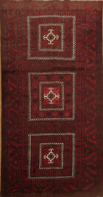Exquisite Decorative Balouch Persian Runner Rug 4x8