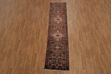 Vintage Gharajeh Persian Runner Rug 2x10