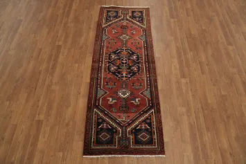 Elegant Geometric Patterned Heriz Rug 2x7