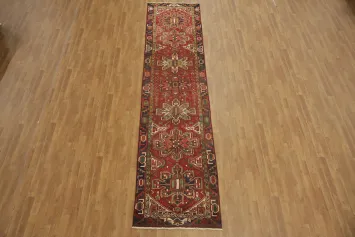 Vibrant Traditional Ardebil Runner Rug 3x14
